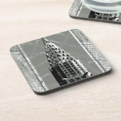 Straat van New York met Empire State Building Drankjes Onderzetter (Linkerzijde)