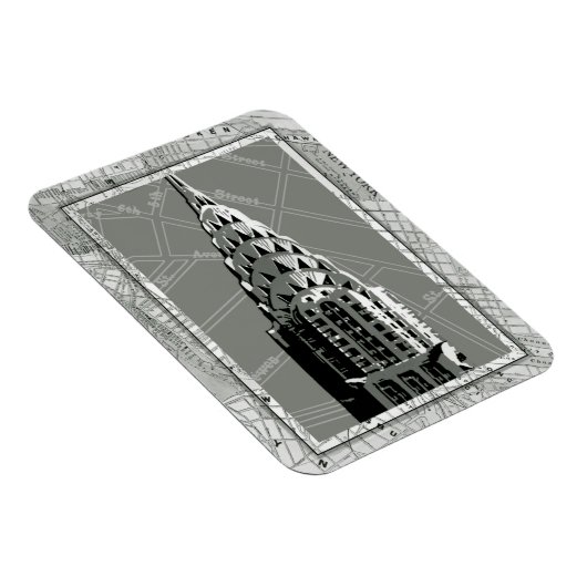 Straat van New York met Empire State Building Magneet (Rechterzijde)