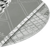 Straat van New York met Empire State Building Snijplank (Hoek)