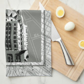 Straat van New York met Empire State Building Theedoek (Quarter Fold)