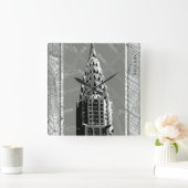 Straat van New York met Empire State Building Vierkante Klok (Huis)