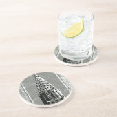 Straat van New York met Empire State Building Zandsteen Onderzetter (Zijkant)