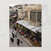 Straat van Old City Jerusalem Briefkaart (Voorkant)