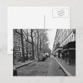 Straat van Parijs Briefkaart (Voorkant / Achterkant)