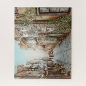 Straat van Parijs, Frankrijk - Pastorale  kunst Legpuzzel (Verticaal)