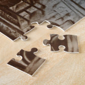 Straat van Parijs, Frankrijk - Pastorale  kunst Legpuzzel (Zijkant)