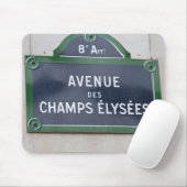 Straat van Parijs Muismat (Met muis)