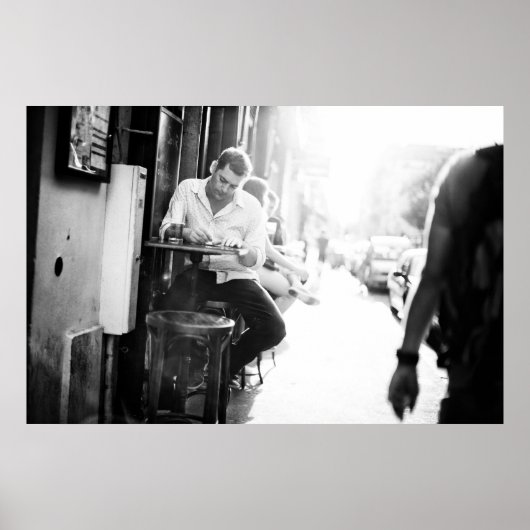 Straat van Parijs - Poster (Voorkant)