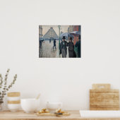 Straat van Parijs Poster (Keuken)