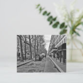 Straat van Parijs V2 Briefkaart (Staand voorkant)