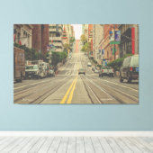 Straat van San Francisco Canvas Afdruk (Insitu (Houten vloer))