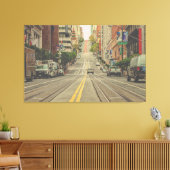Straat van San Francisco Canvas Afdruk (Insitu (Woonkamer))