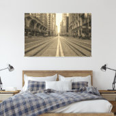 Straat van San Francisco Canvas Afdruk (Insitu (Slaapkamer))