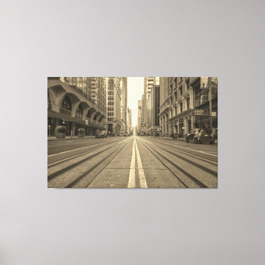 Straat van San Francisco Canvas Afdruk (Voorkant)