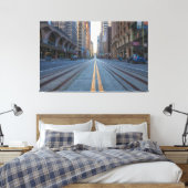 Straat van San Francisco Canvas Afdruk (Insitu (Slaapkamer))