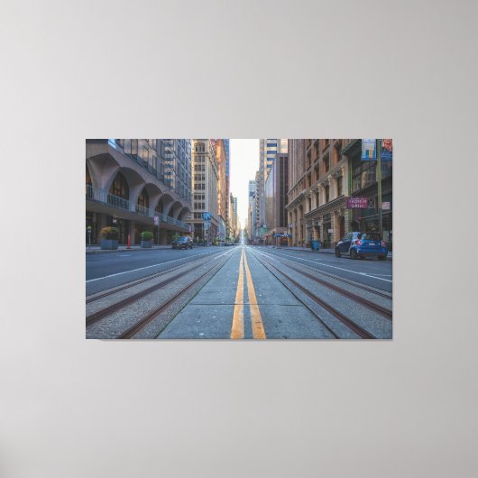 Straat van San Francisco Canvas Afdruk (Voorkant)