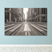 Straat van San Francisco Canvas Afdruk (Insitu (Houten vloer))