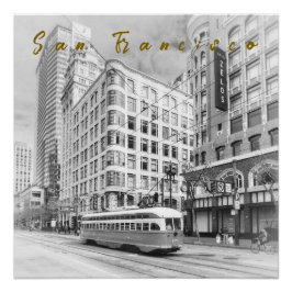 Straat van San Francisco Perfect Poster