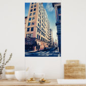 Straat van San Francisco Poster (Keuken)