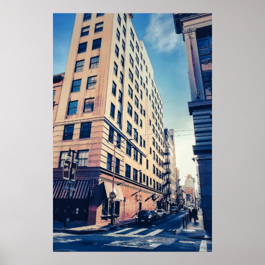 Straat van San Francisco Poster (Voorkant)