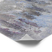 Straat van Sneeuwpannen door Claude Monet Poster (Hoek)