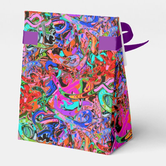 Straatachtige graffiti met kroon bedankdoosjes (Achterkant)