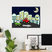 Straatafbeelding Poster (Thuiskantoor)