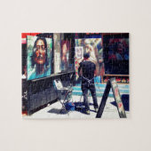 Straatartiest Legpuzzel (Horizontaal)