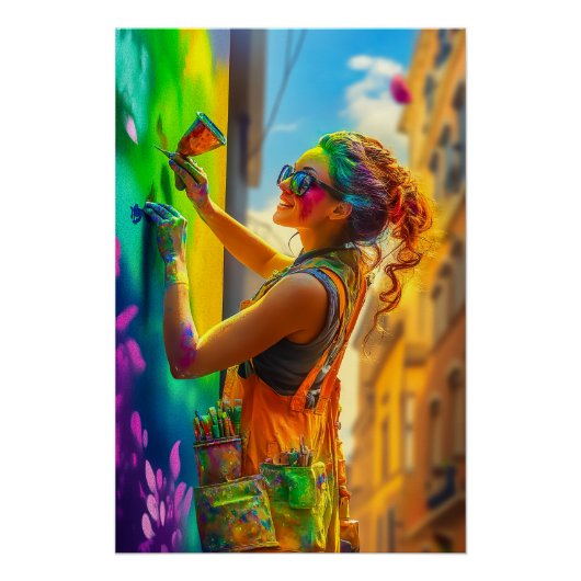 Straatartiest Perfect Poster (Voorkant)