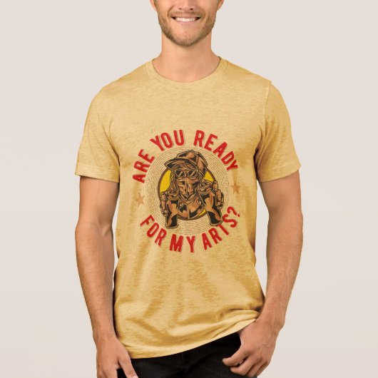 Straatartiest Tri-Blend Shirt (Voorkant)
