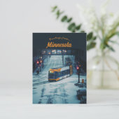 Straatauto in St Paul Minnesota Briefkaart (Staand voorkant)