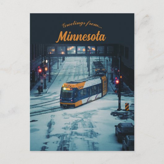 Straatauto in St Paul Minnesota Briefkaart (Voorkant)