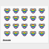 STRAATBAAR ALLEEN PRIDE 2014 PRIDE HART STICKER (Vel)