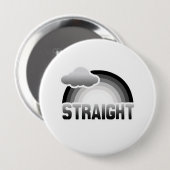 STRAATBAAR RAINBOW RONDE BUTTON 4,0 CM (Voorkant /achterkant)