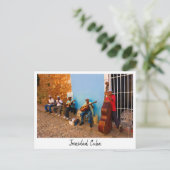 Straatband in Trinidad, Cuba-briefkaart Briefkaart (Staand voorkant)