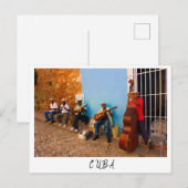 Straatband in Trinidad, Cuba-briefkaart Briefkaart (Voorkant / Achterkant)