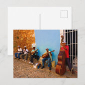 Straatband in Trinidad, Cuba-briefkaart Briefkaart (Voorkant / Achterkant)