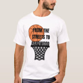 Straatbasketbal - Basketbal Legends T-shirt (Voorkant)