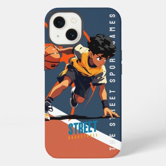 Straatbasketbal | iPhone hoesje (Achterkant)