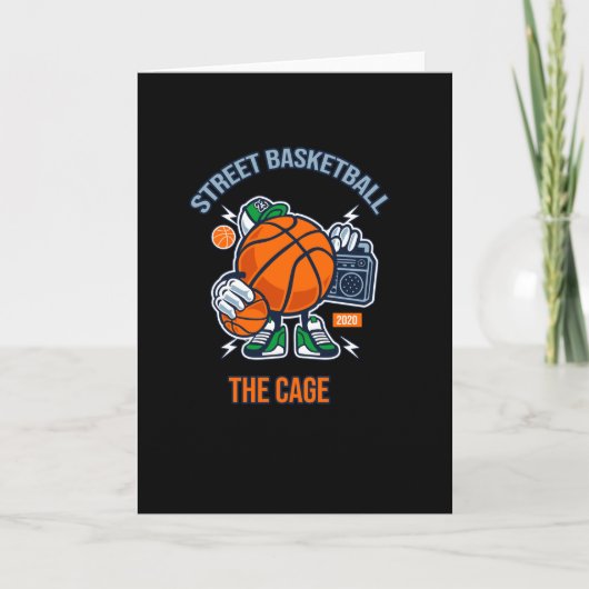 Straatbasketbal Kaart (Voorkant)