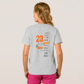 Straatbasketbal | Kinder Rugtas T-shirt (Achterkant volledig)