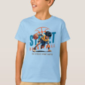 Straatbasketbal | Kinder Rugtas T-shirt (Voorkant)