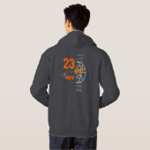 Straatbasketbal | Mannen Hoodie (Achterkant volledig)