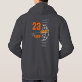 Straatbasketbal | Mannen Hoodie (Achterkant)