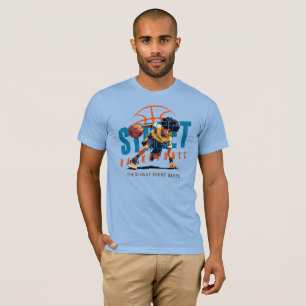 Straatbasketbal   Mannen Jersey met korte mouwen T-shirt
