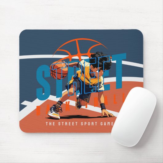 Straatbasketbal | muismat (Met muis)