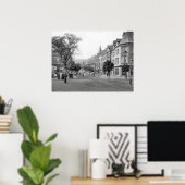  straatbeeld Colwyn Bay, 1905 Wales Poster (Thuiskantoor)