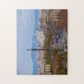 Straatbeeld in Barcelona. Legpuzzel (Verticaal)