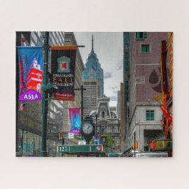 Straatbeeld Philadelphia Legpuzzel