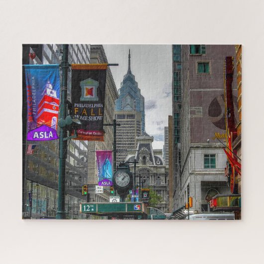 Straatbeeld Philadelphia Legpuzzel (Horizontaal)